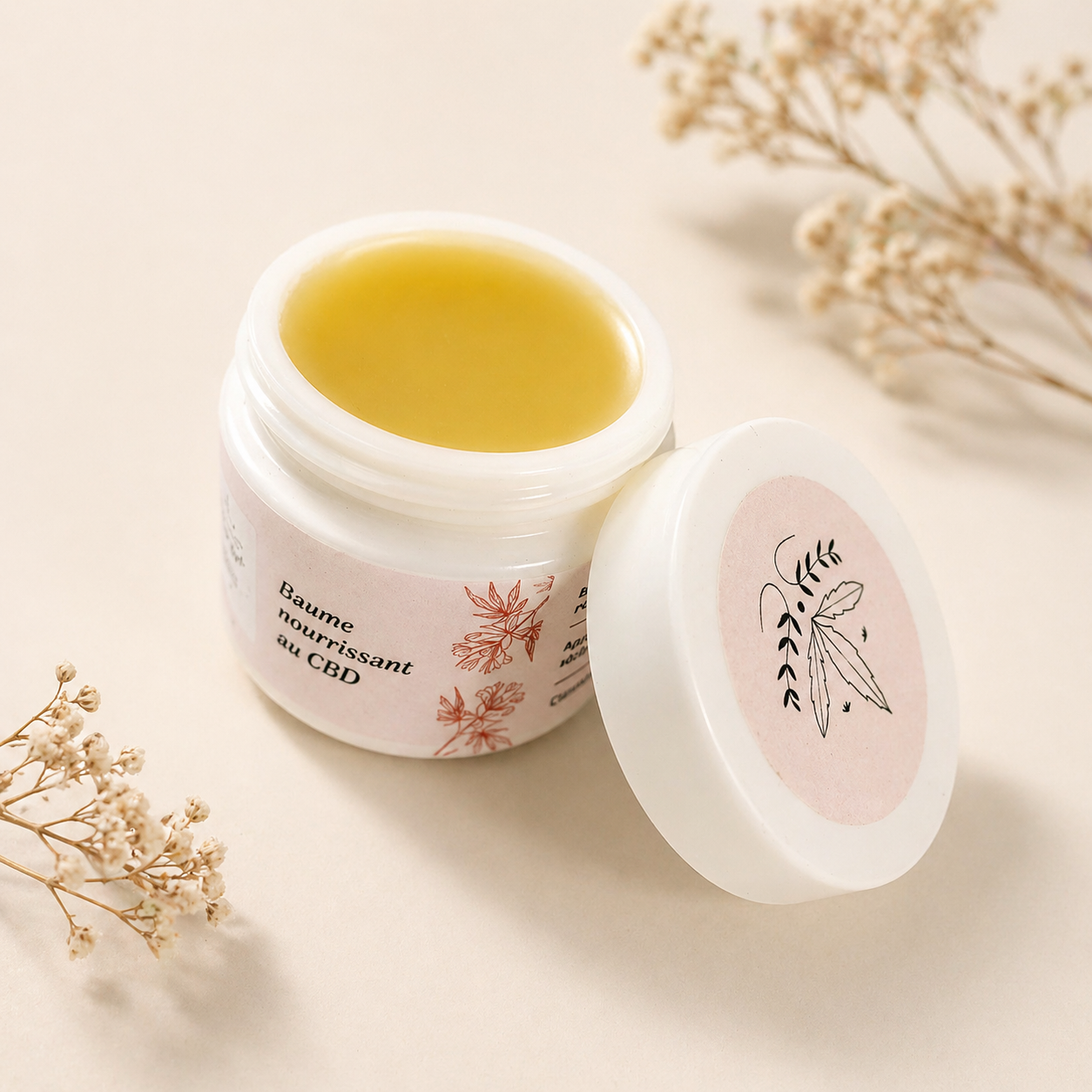 Baume Nourrissant CBD - Les plantes de Tomine