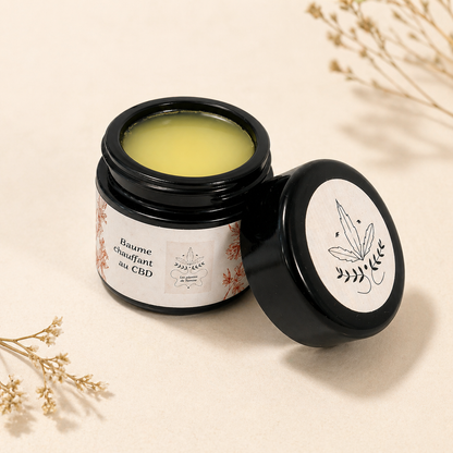 Baume Chauffant CBD - Les plantes de Tomine